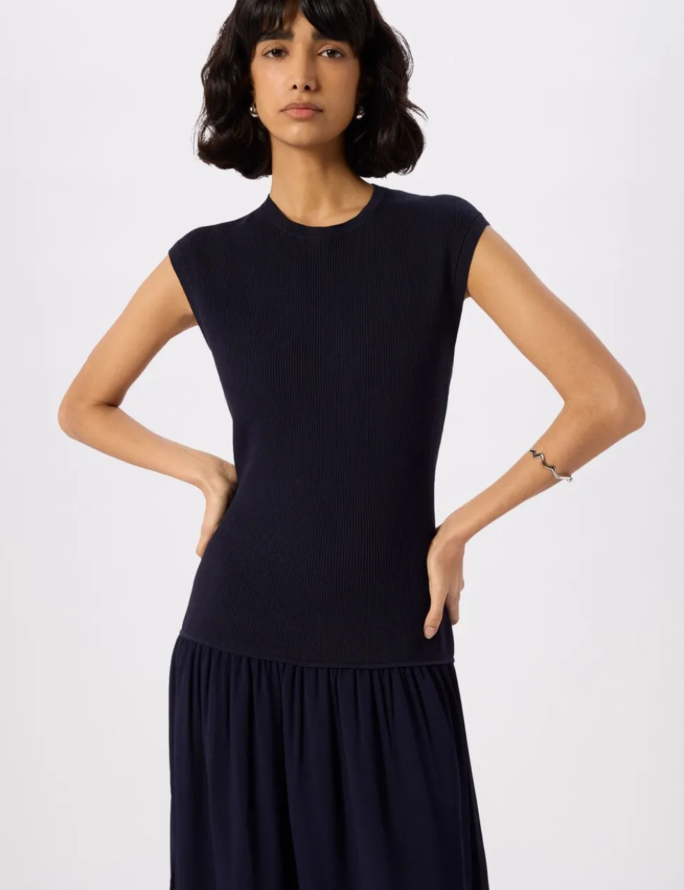 Textured Midi Knitted Dress
