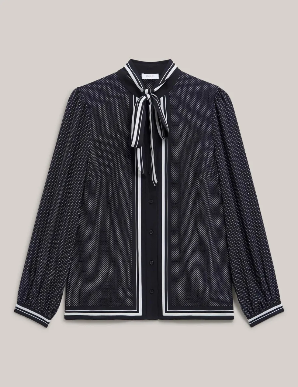 Textured Notch Neck Blouse