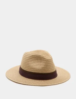 Textured Packable Broad Brim Hat