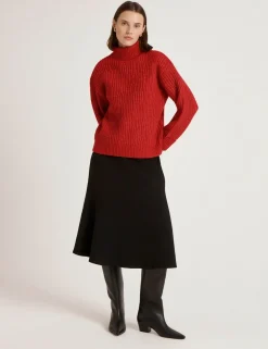 Textured Roll Neck Jumper