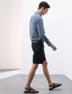 Textured Shorts