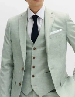 Textured Stretch Waistcoat