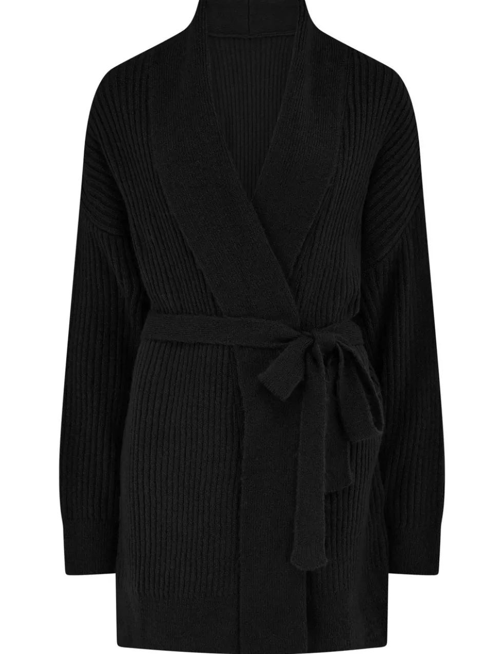 The Go To Knitted V-Neck Tie Waist Cardigan