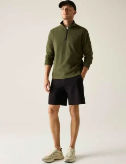 Thompson Funnel Neck Half Zip Fleece