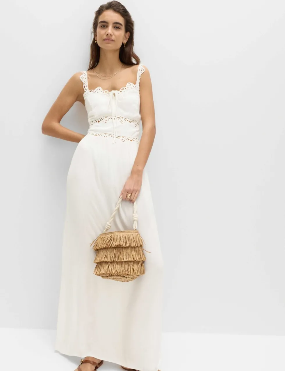 Tie Front Maxi Beach Dress