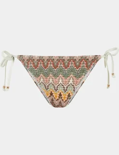 Tie Side High Leg Bikini Bottoms
