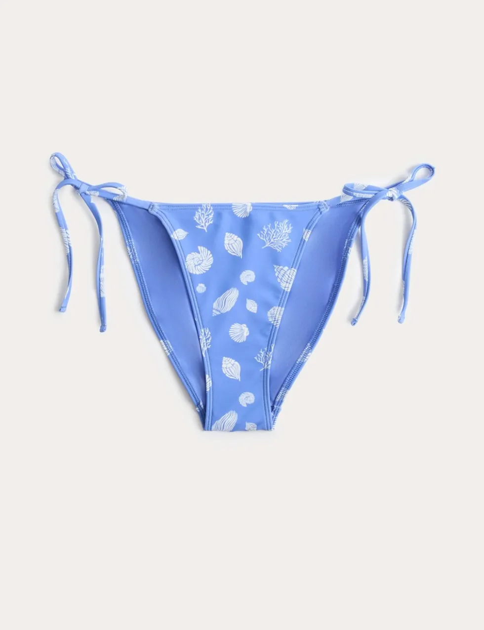 Tie Side High Leg Bikini Bottoms