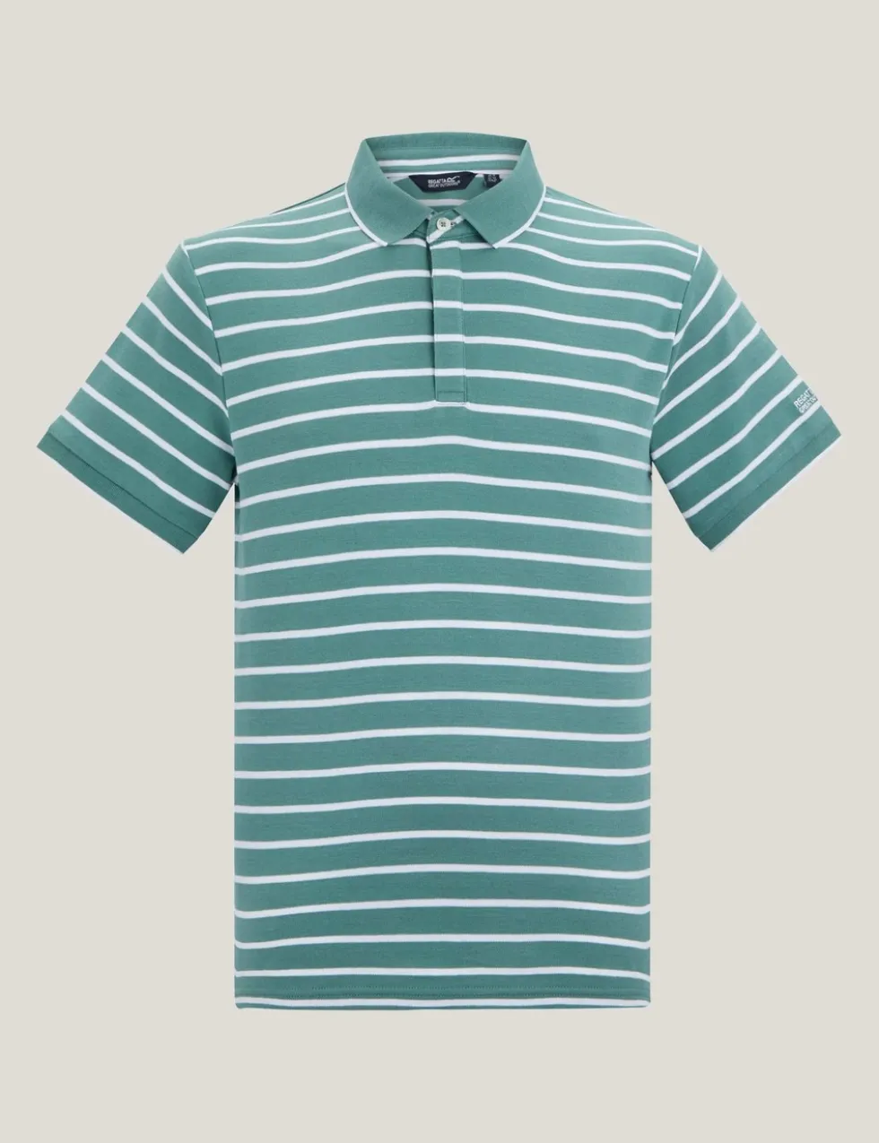 Tiver Pure Cotton Striped Polo Shirt