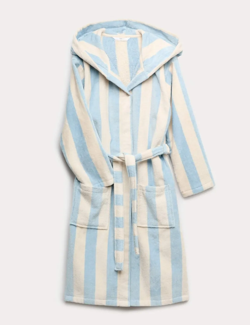 Towelling Striped Hooded Robe (9 Mths-10 Yrs)