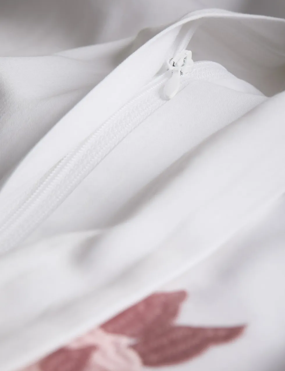 Trailing Cherry Blossom Embroidered Bedding Set
