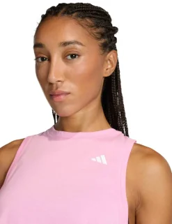 Train Essentials Boxy Gym Crop Vest Top