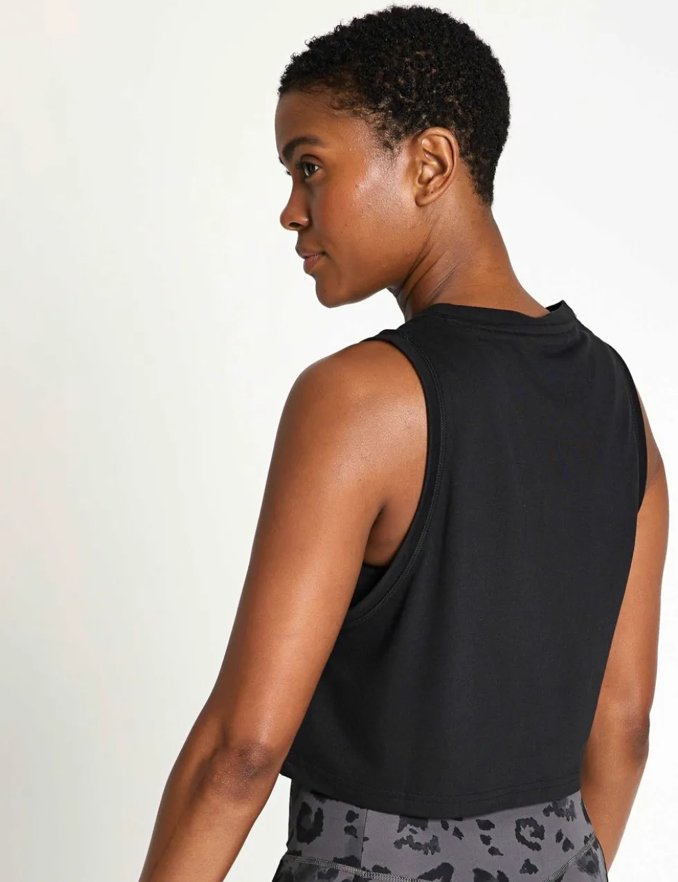 Train Essentials Crew Neck Boxy Vest Top
