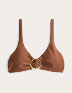 Trim Detail Plunge Bikini Top