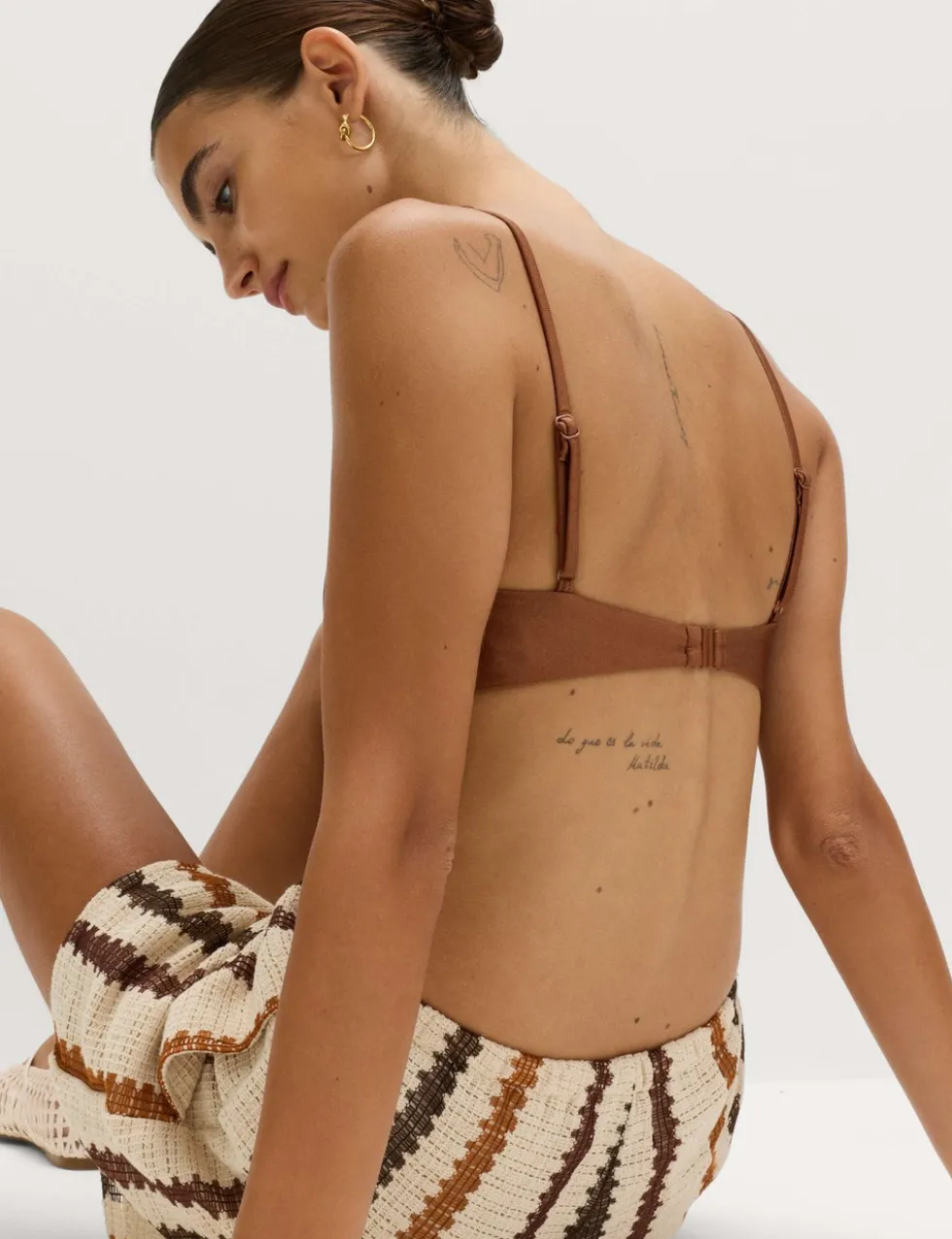 Trim Detail Plunge Bikini Top