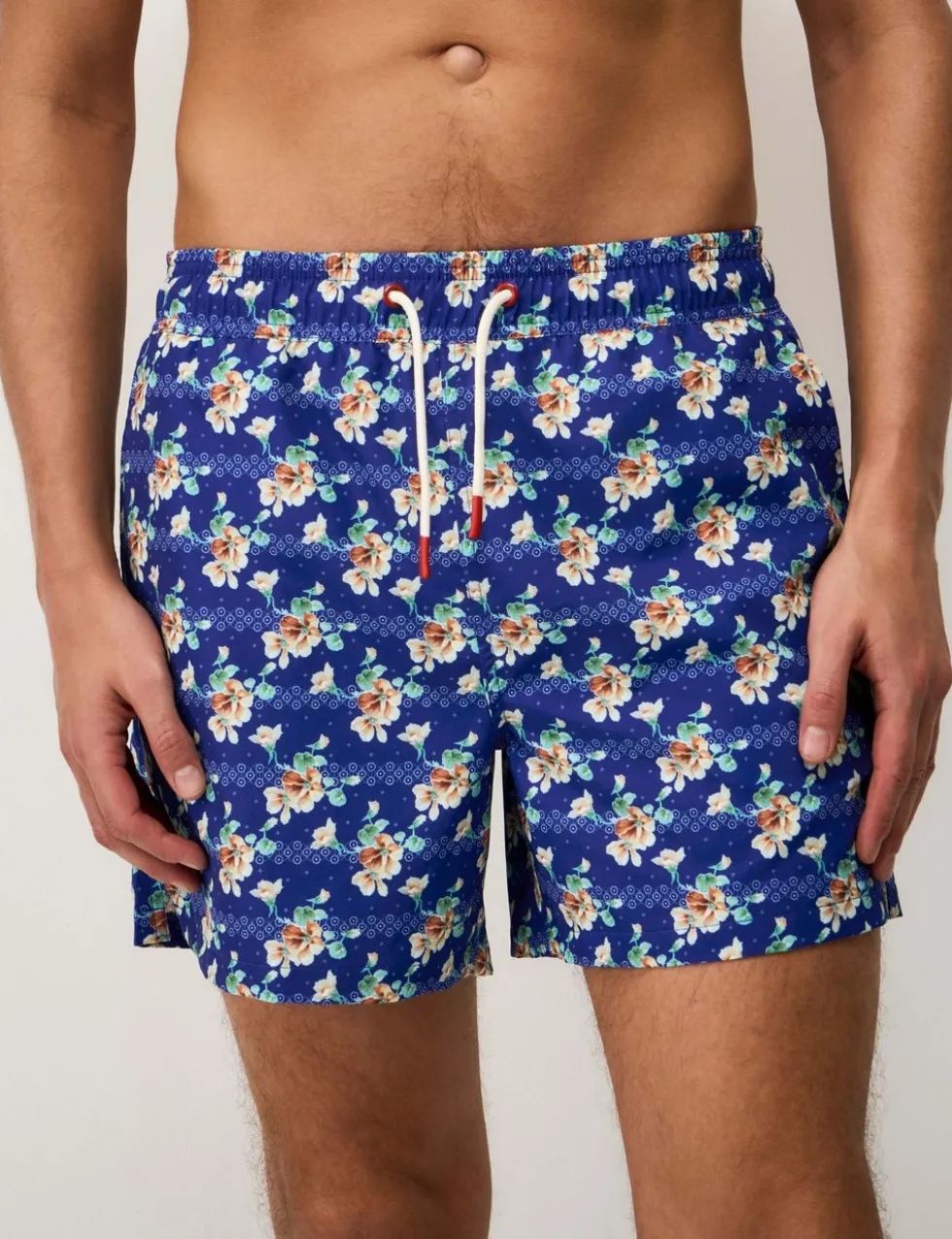 Tropical Print Swim Shorts