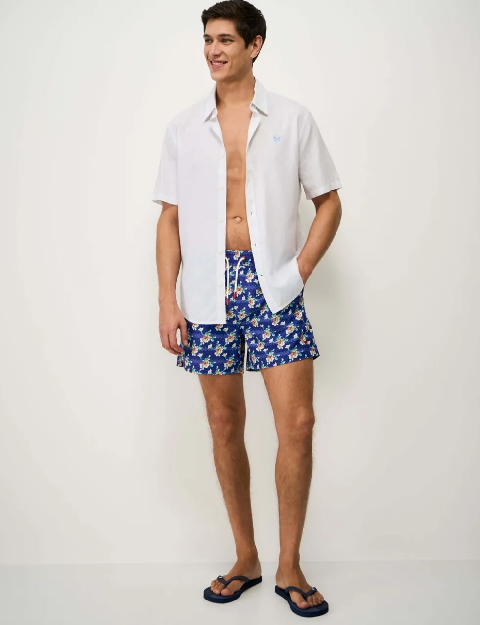 Tropical Print Swim Shorts