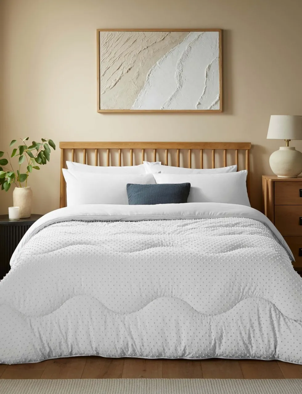 Tufted Dots 10.5 Tog Coverless Duvet Set