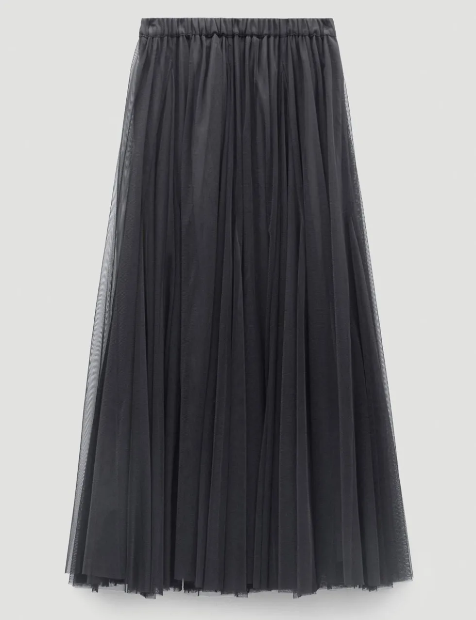 Tulle Pleated Midaxi Skirt