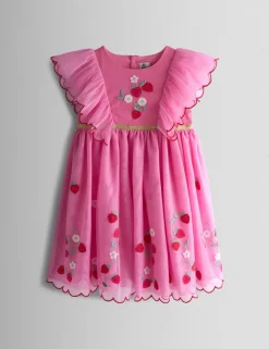Tulle Strawberry Dress (6 Mths-7 Yrs)
