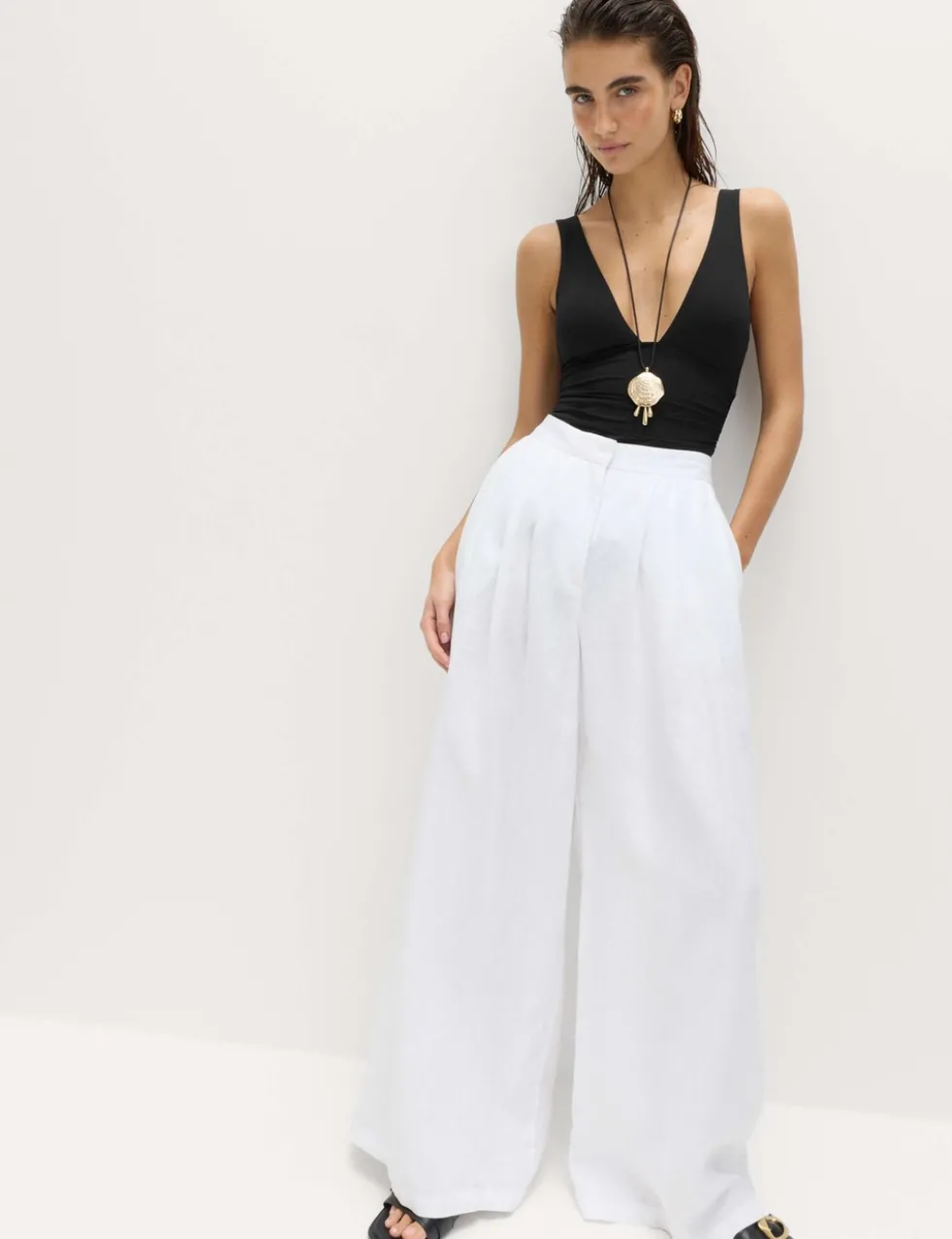 Tummy Control Deep Plunge Swimsuit