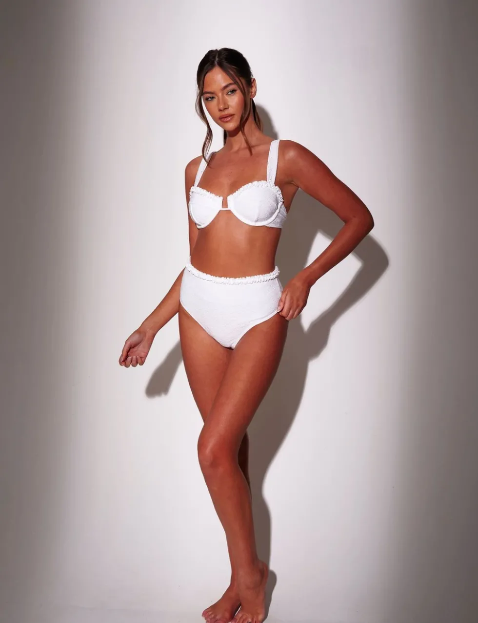 Tummy Control High Waisted Bikini Bottoms