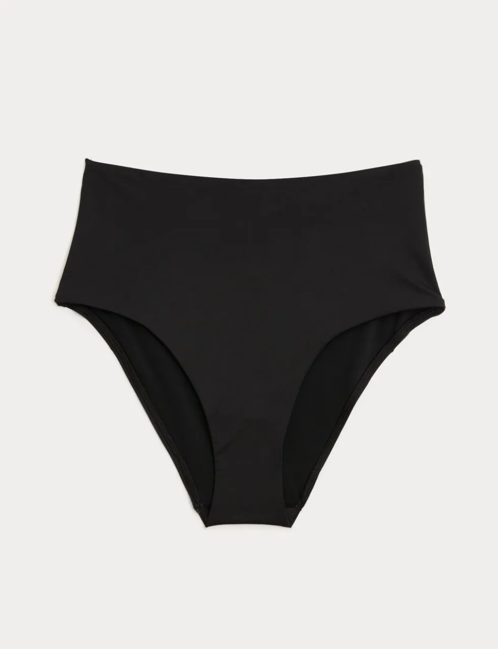 Tummy Control High Waisted High Leg Bikini Bottoms