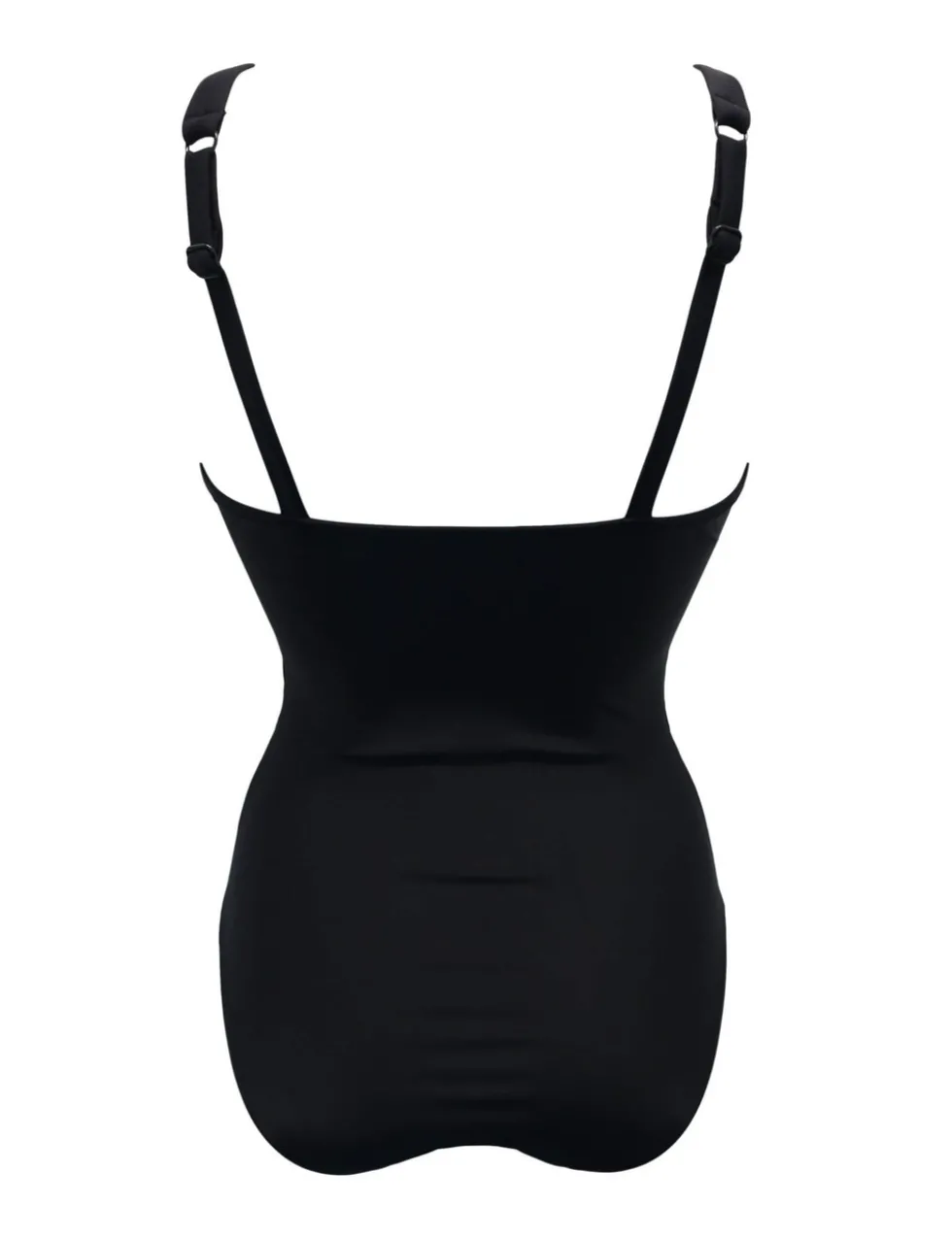 Tummy Control Mesh V-Neck Swimsuit
