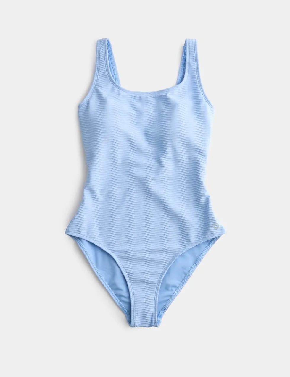 Tummy Control Textured Padded Scoop Back Swimsuit