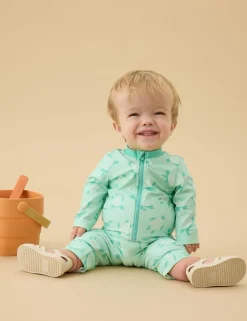 Turtle All In One Swimsuit (0-18 Mths)