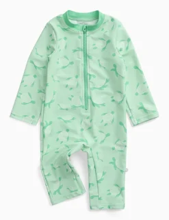 Turtle All In One Swimsuit (0-18 Mths)