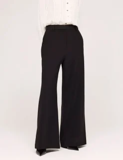 Twill Wide Leg Trouser