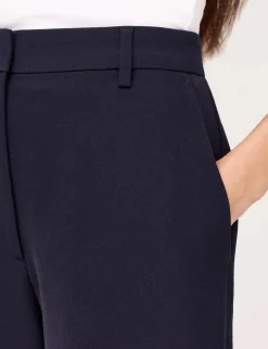 Twill Wide Leg Trouser