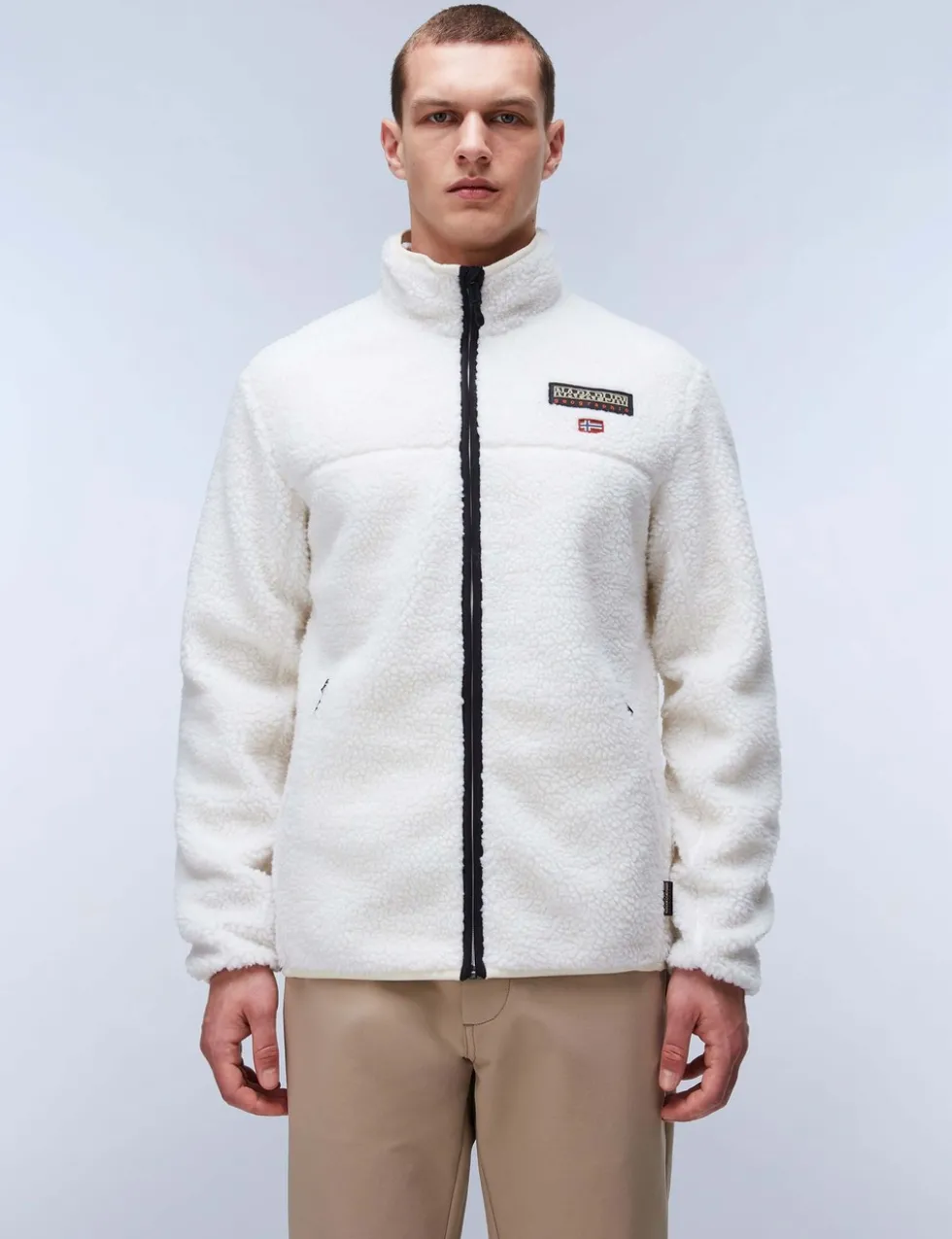 Tynik Zip Up Funnel Neck Fleece Jacket