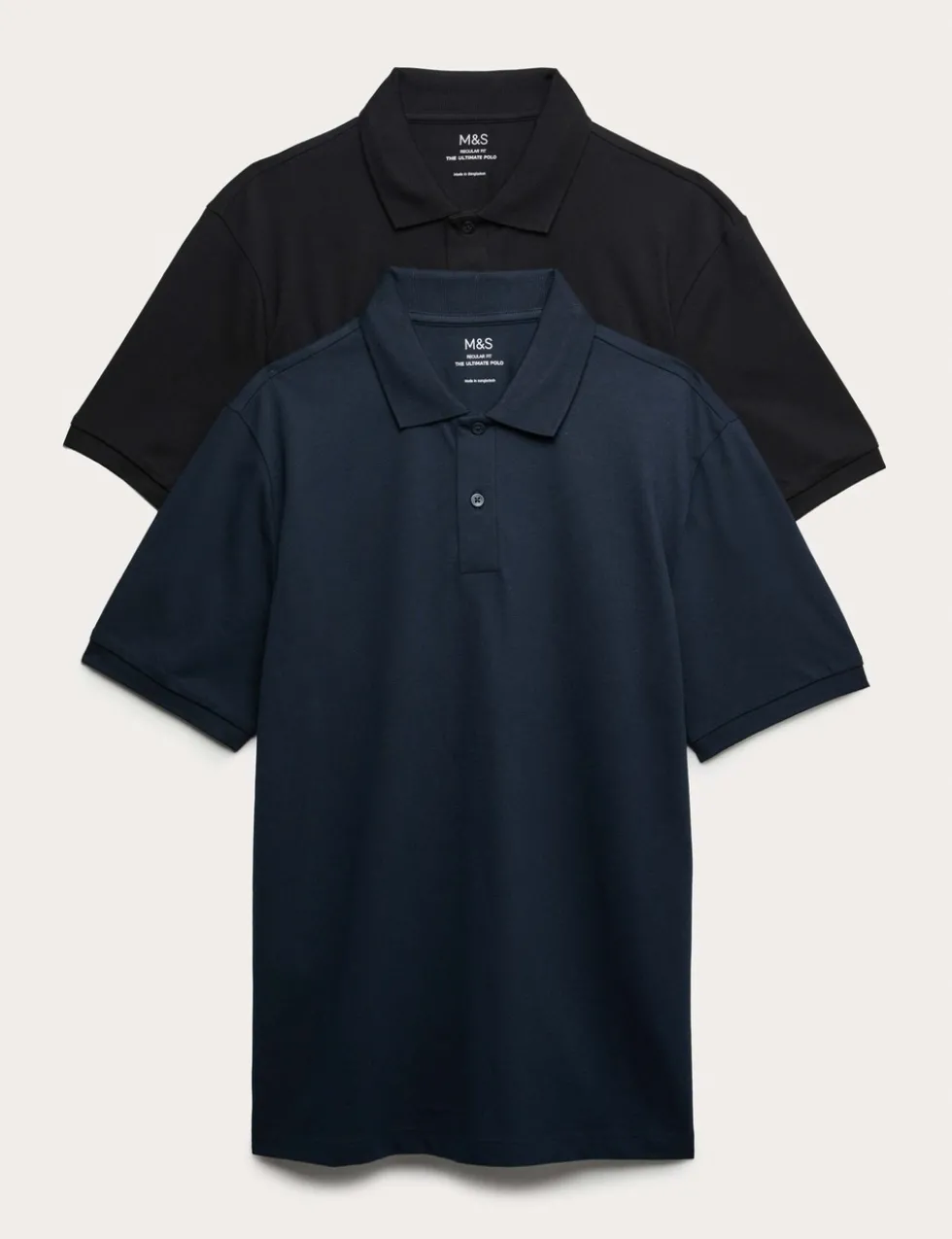 Ultimate 2 Pack Cotton Rich Polo Shirts