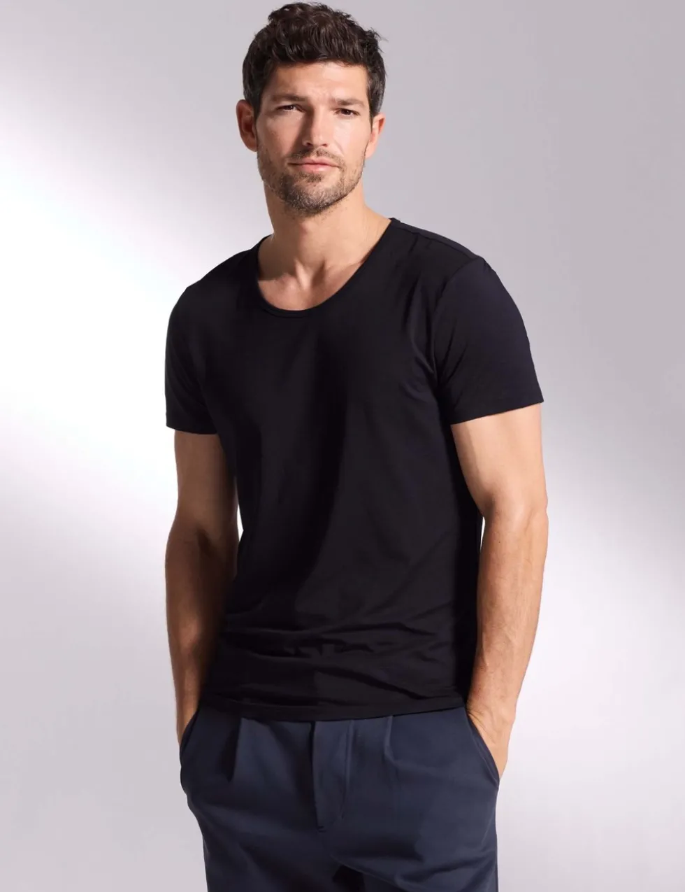 Ultimate Cotton Modal Scoop Neck T-Shirt