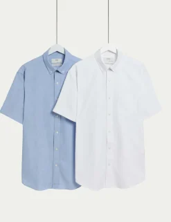 Ultimate 2pk Short Sleeve Oxford Shirts