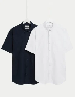 Ultimate 2pk Short Sleeve Oxford Shirts