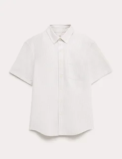 Ultimate Pure Cotton Striped Oxford Shirt