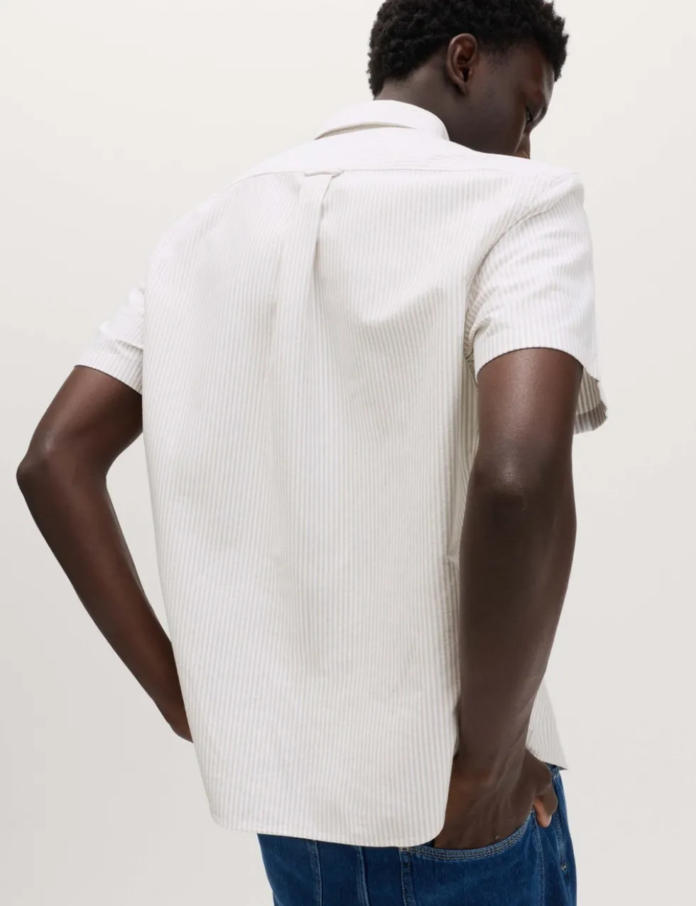 Ultimate Pure Cotton Striped Oxford Shirt