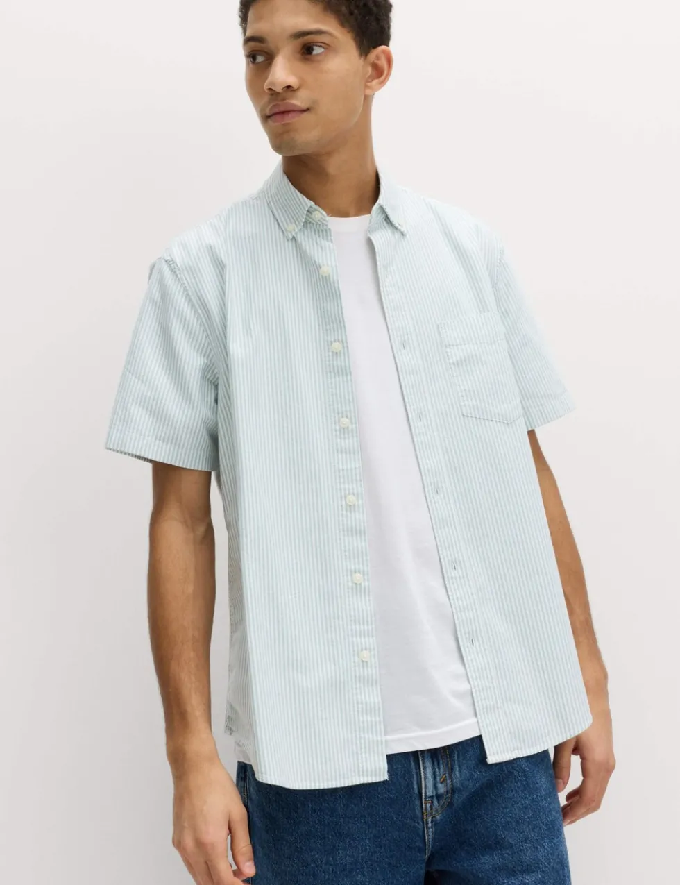 Ultimate Pure Cotton Striped Oxford Shirt