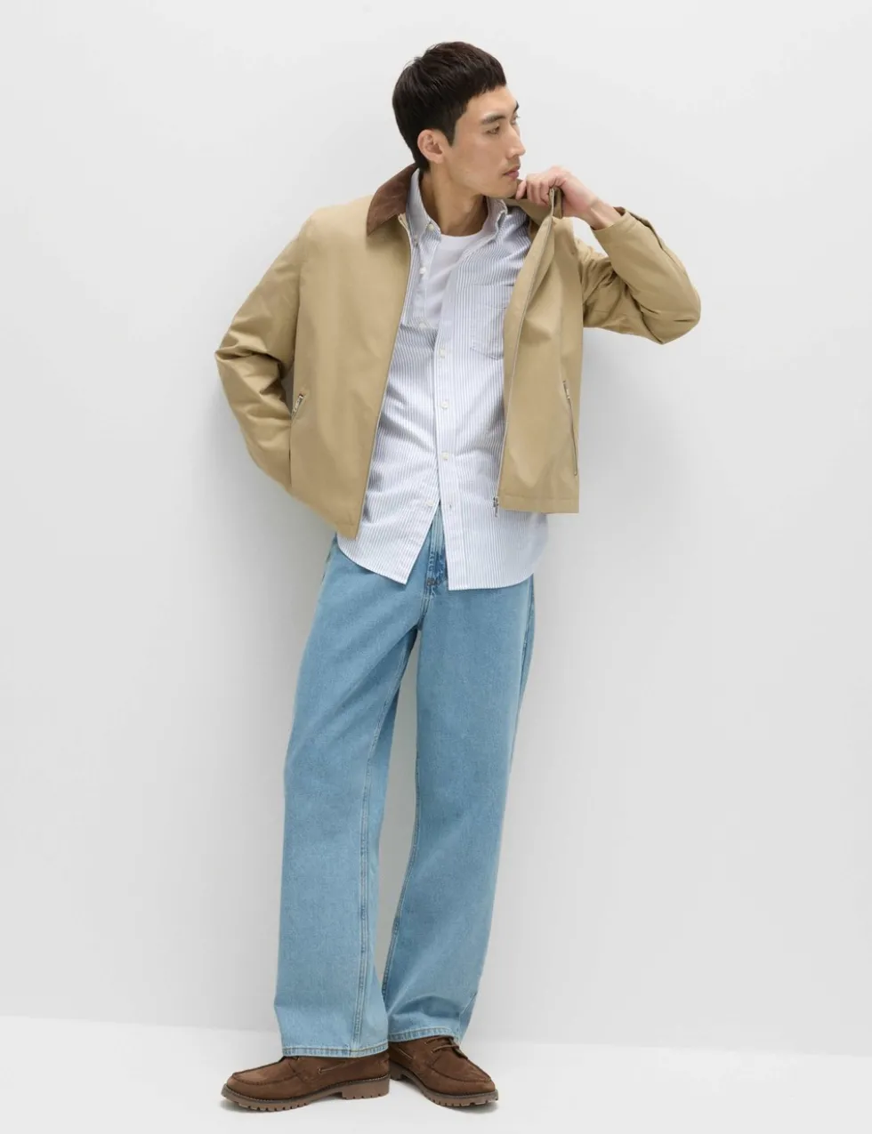 Ultimate Pure Cotton Striped Oxford Shirt