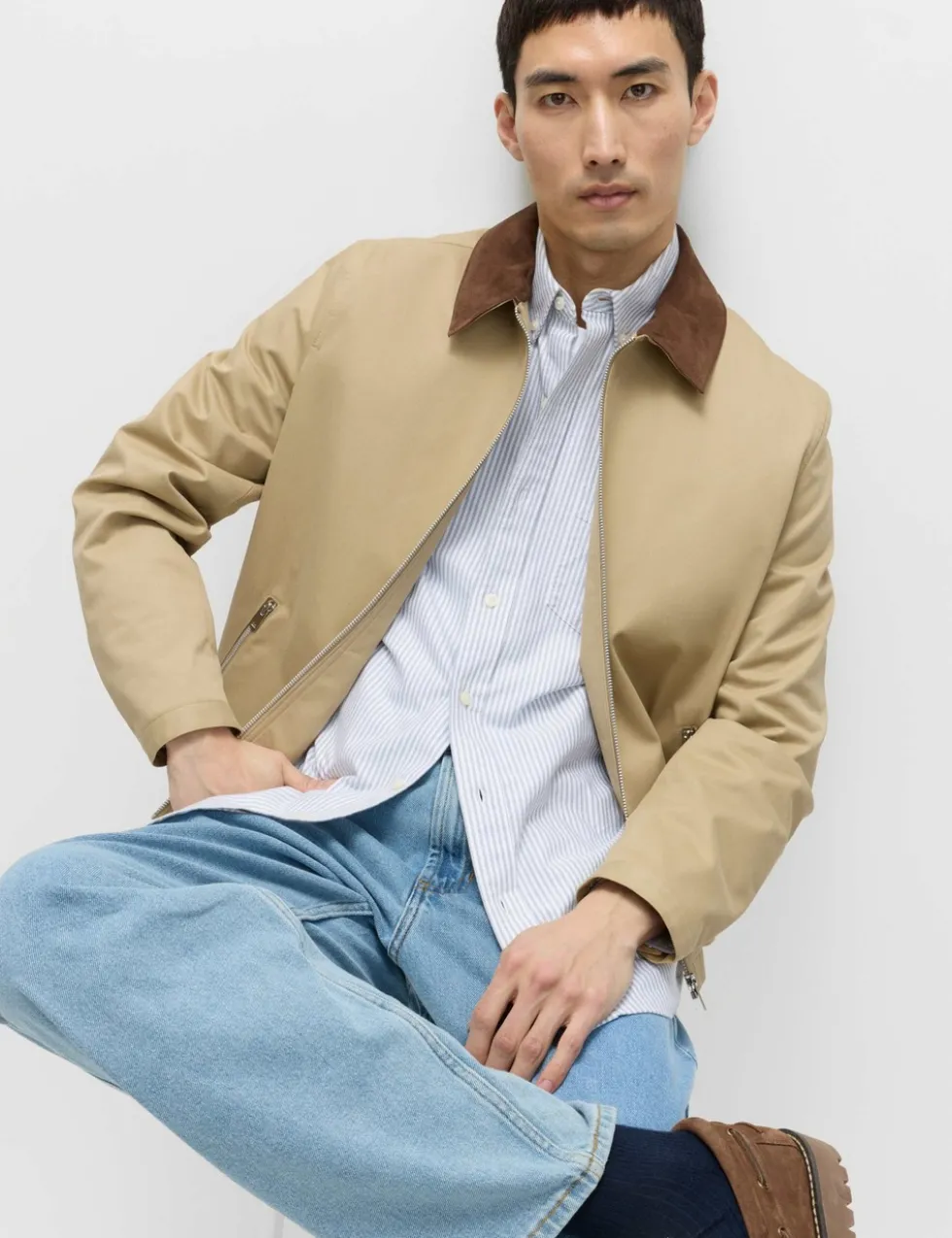 Ultimate Pure Cotton Striped Oxford Shirt