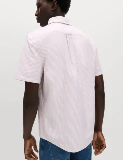 Ultimate Pure Cotton Striped Oxford Shirt