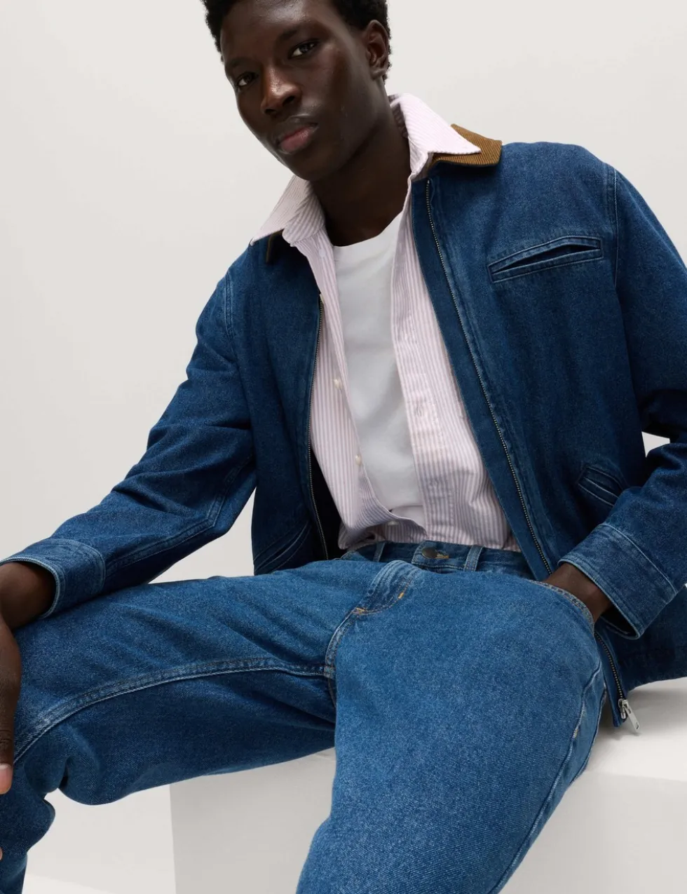 Ultimate Pure Cotton Striped Oxford Shirt