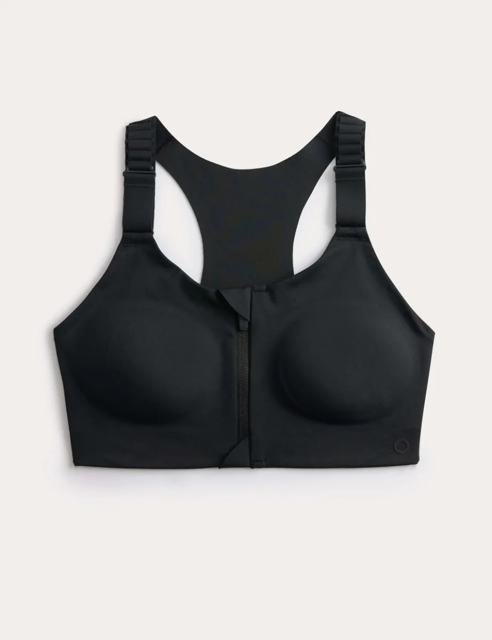 Ultimate Support Zip Up Non Wired Sports Bra (A-GG)
