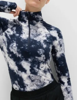 Ultraheat™ Printed Half Zip Running Top