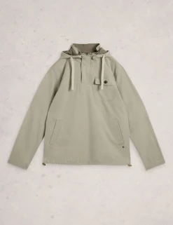 Utility Hooded Popover Jacket