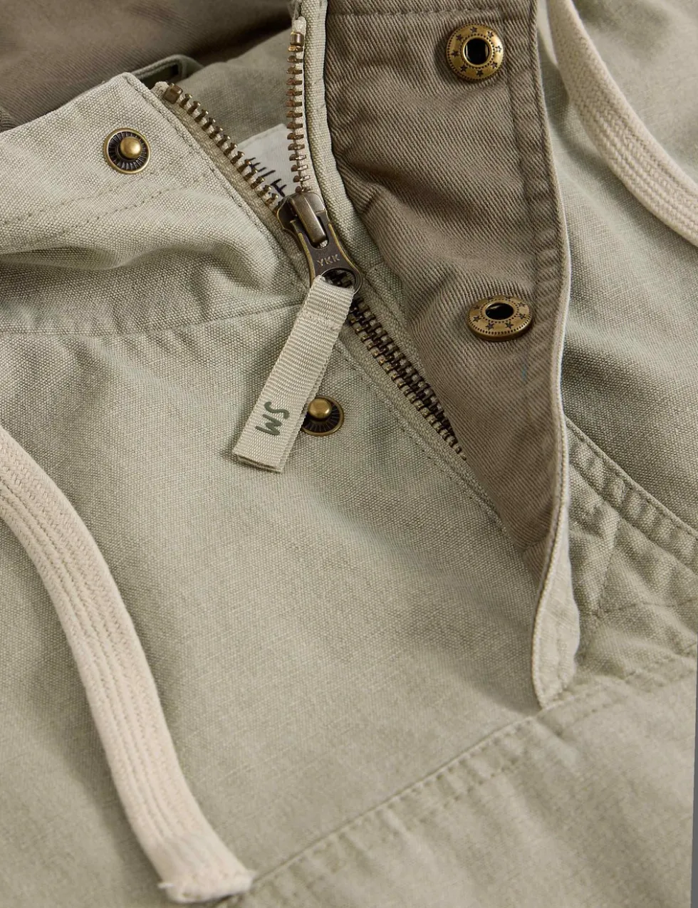 Utility Hooded Popover Jacket