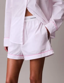 V-Day Pure Cotton Striped Pyjama Shorts
