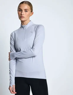 Velocity Cloudspun Funnel Neck Running Top